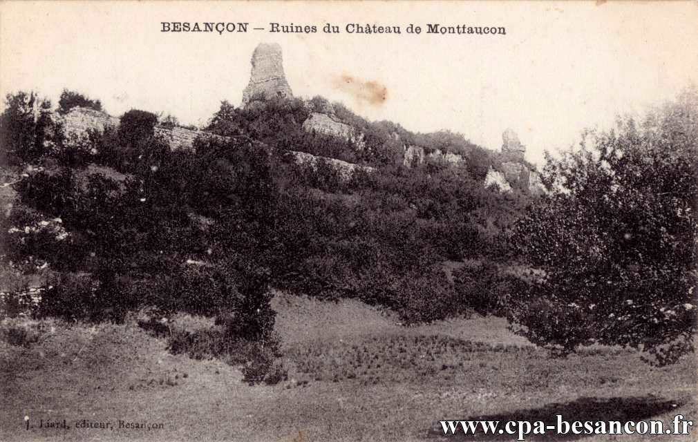 BESANÇON - Ruines du Château de Montfaucon